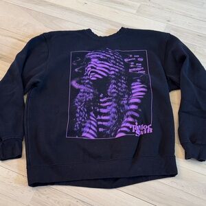 Taylor Swift The Eras Tour I Just Want To Stay Crewneck Swiftie Sweatshirt Large